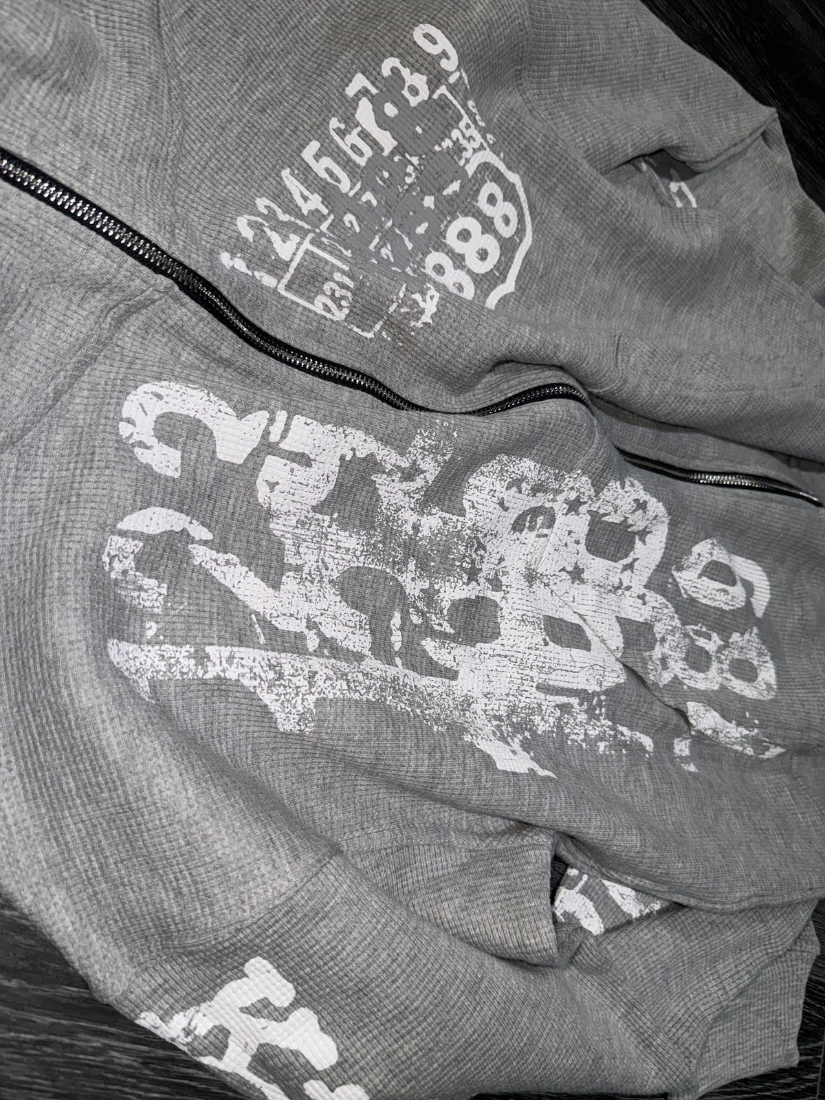 Grey EightBall Hoodie