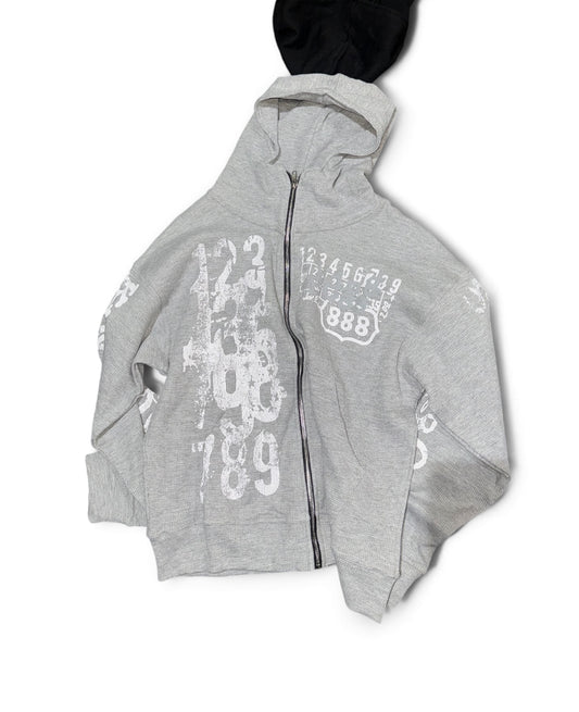 Grey EightBall Hoodie