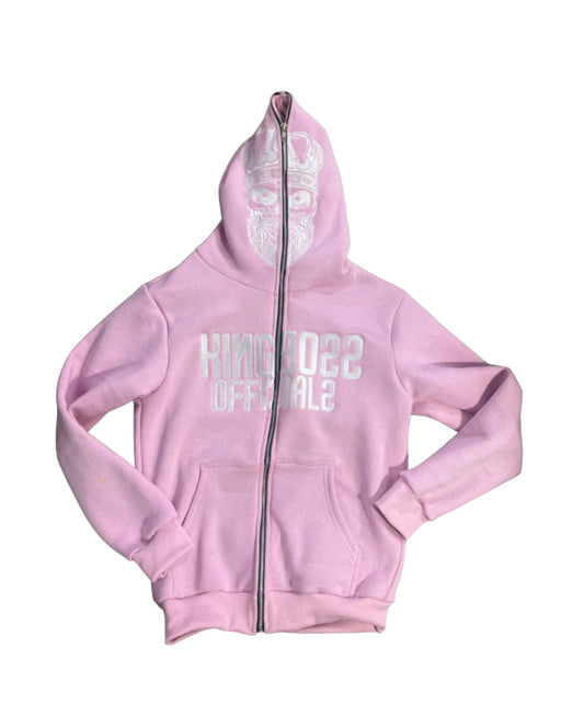 Light Pink KBO Logo Full Zip