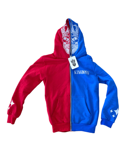 Red x Blue Star Full Zip