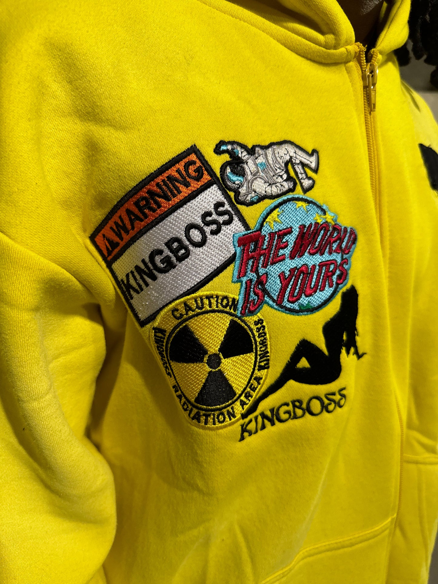 Yellow “7” Strip Hoodie