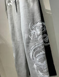 Grey “Dragon” Flared Sweats