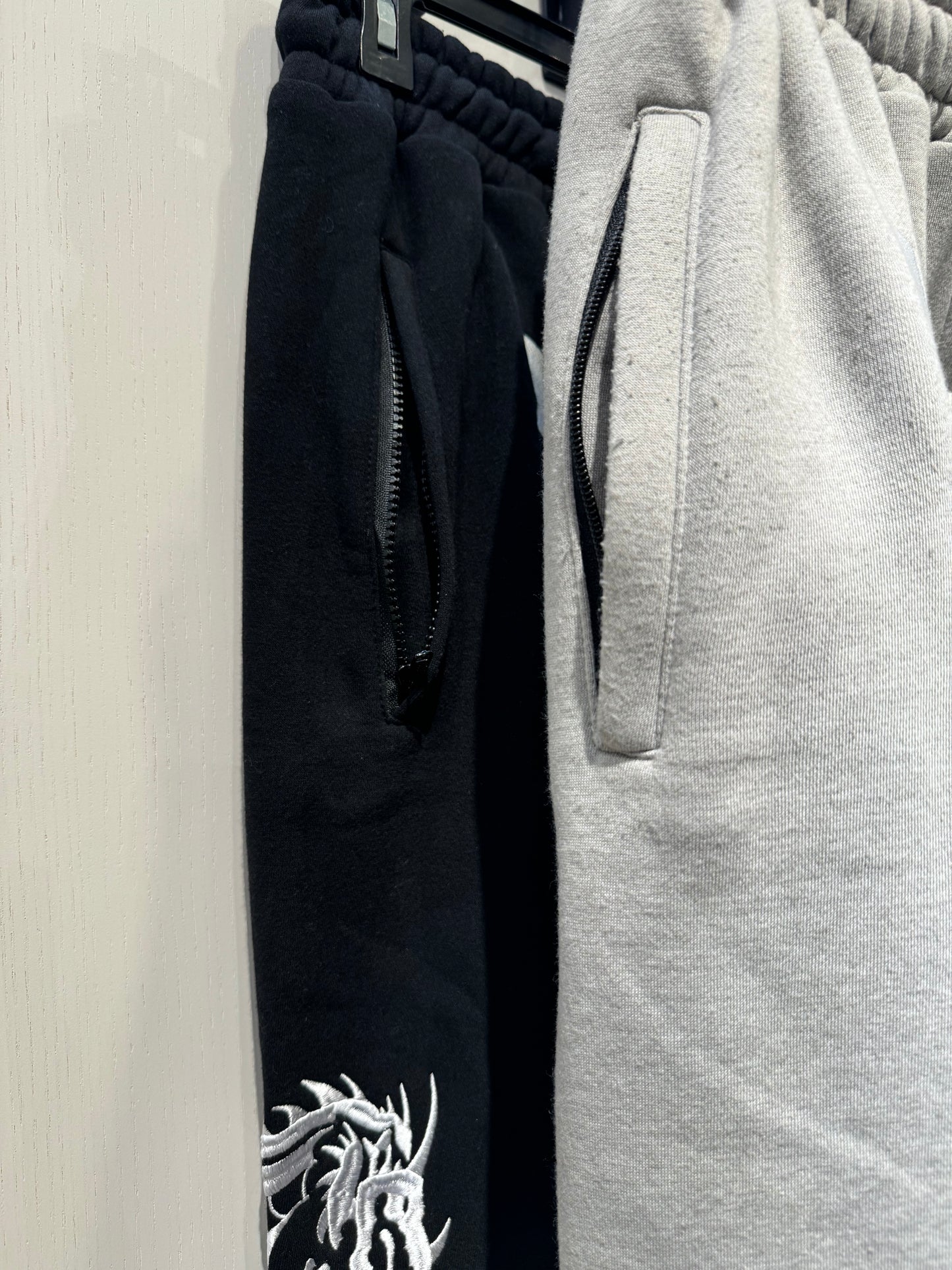 Black “Dragon” Flared Sweats