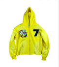 Yellow “7” Strip Hoodie