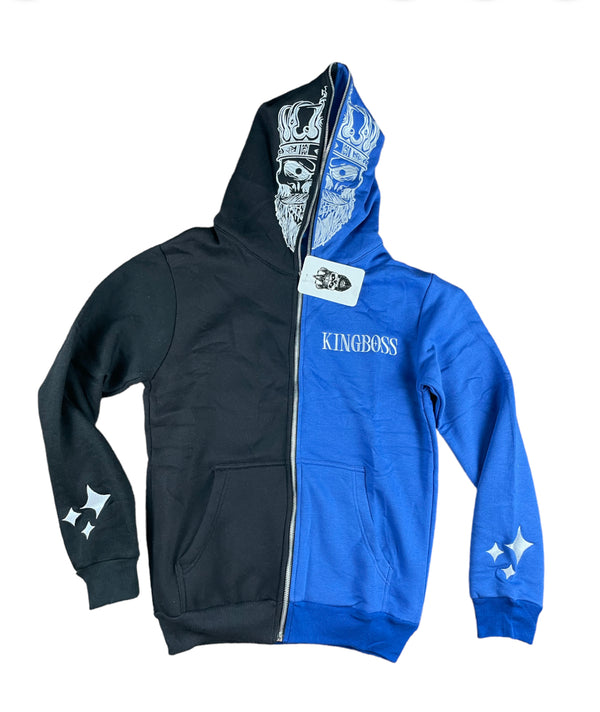 Black x Blue Full Zip