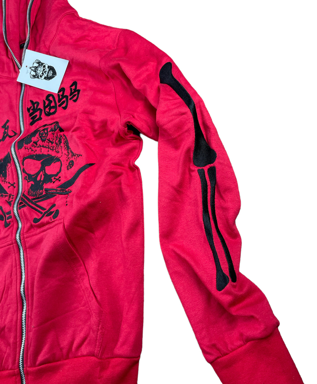 HH Red Skeleton Full Zip – KingBossOfficials