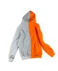 Grey x Orange Star Full Zip