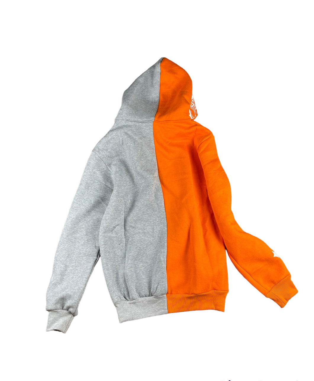 Grey x Orange Star Full Zip