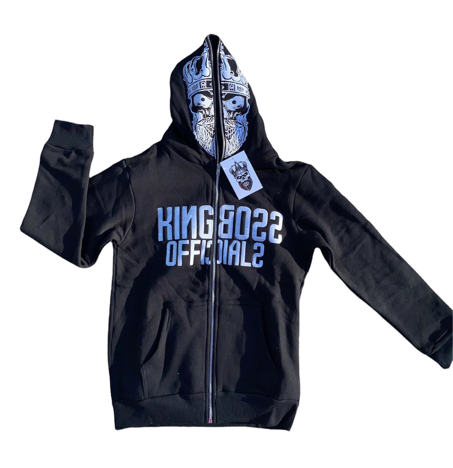 Black KBO Logo Full Zip