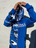 Blue Camo Full Zip