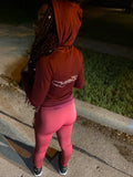 Burgundy QueenBoss Signature Sweatsuit