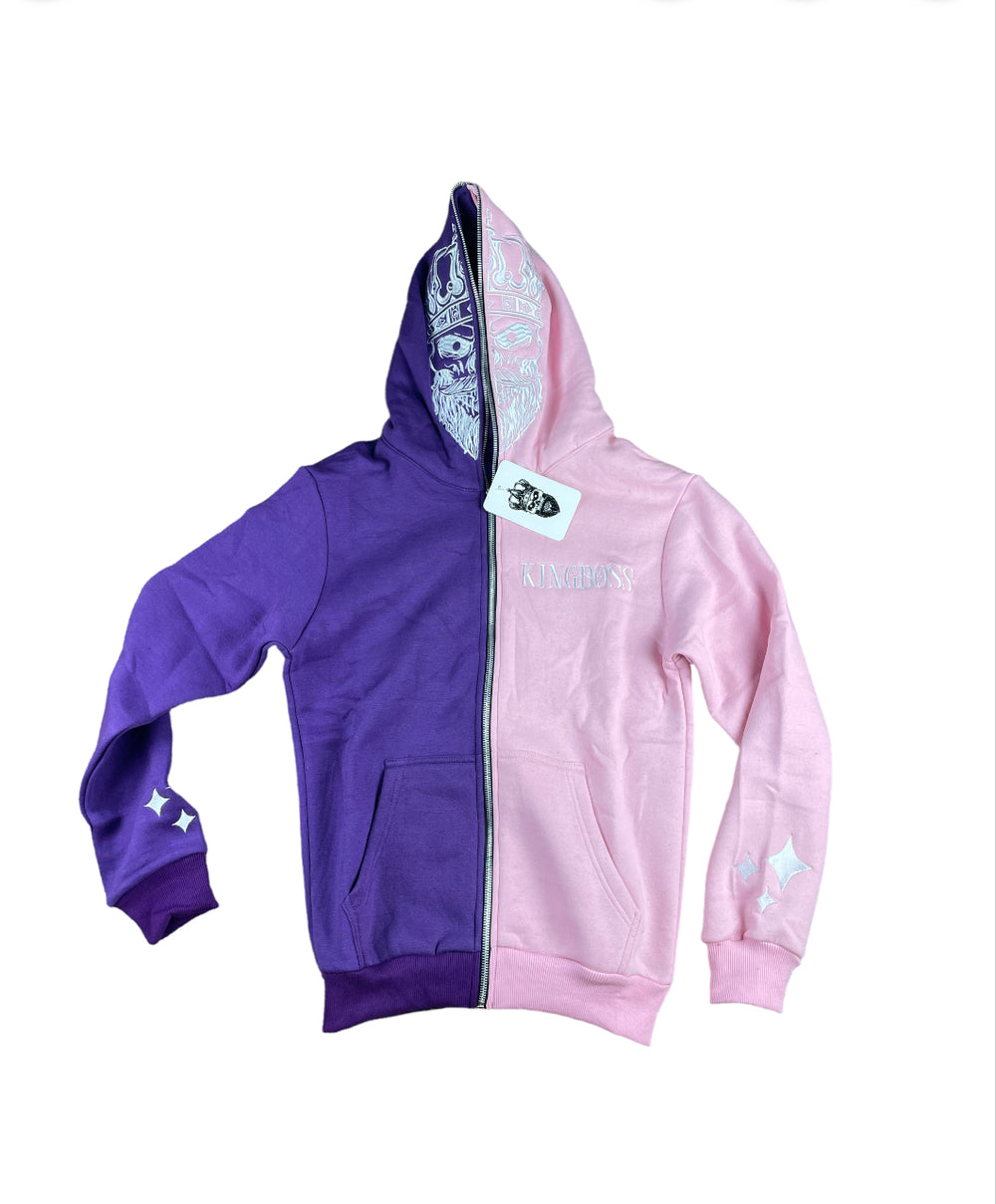 Pink x Purple Star Full Zip